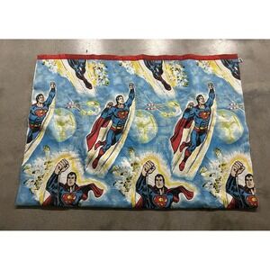 RARE Vintage 1978 DC Superman Superhero Flannel Acrylic Satin Blanket VGUC